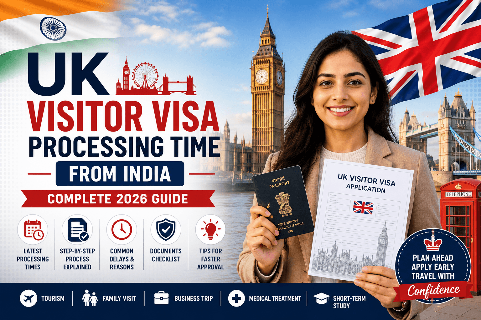 UK Visitor Visa Processing Time from India in 2026