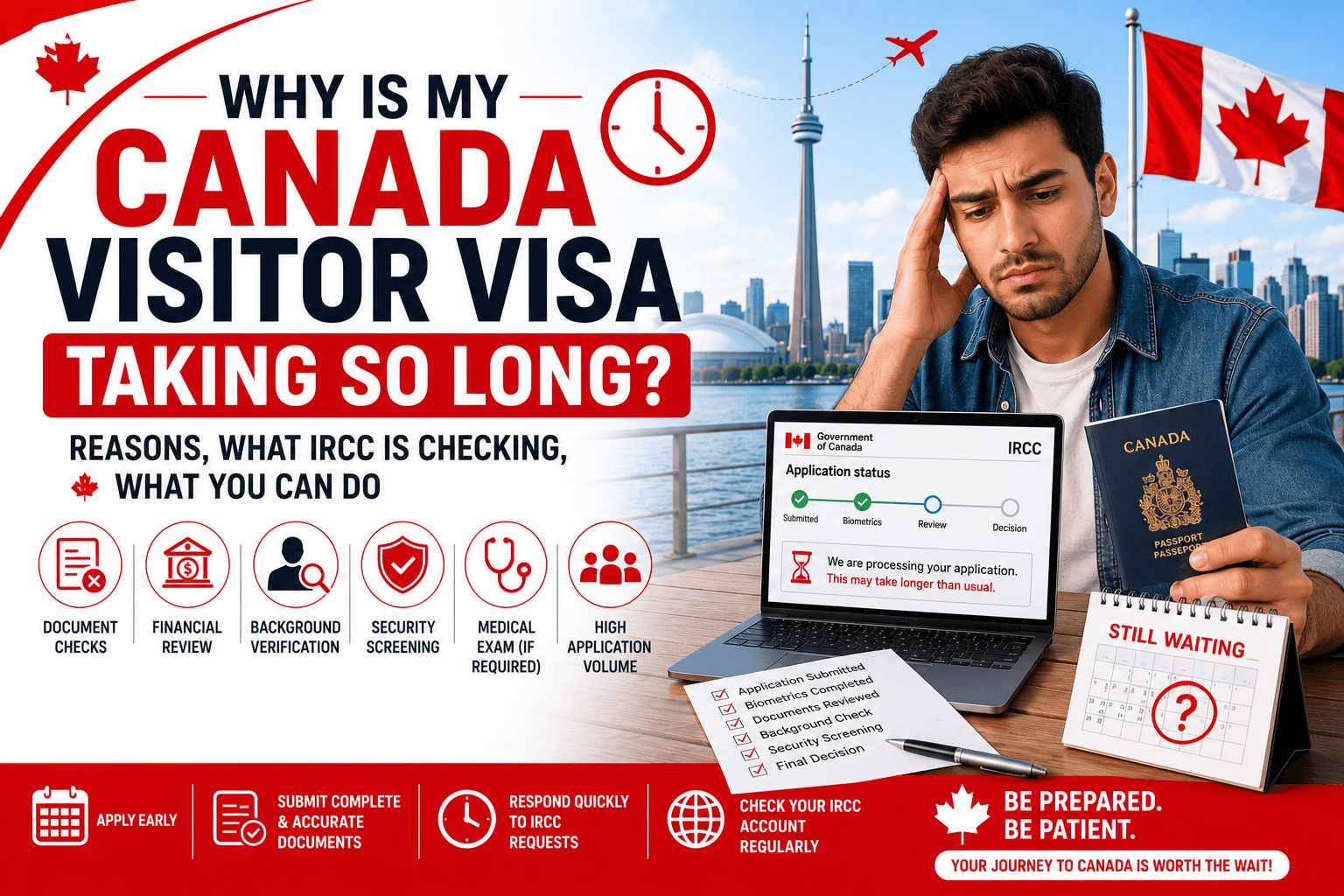 Why Is My Canada Visitor Visa Taking So Long?